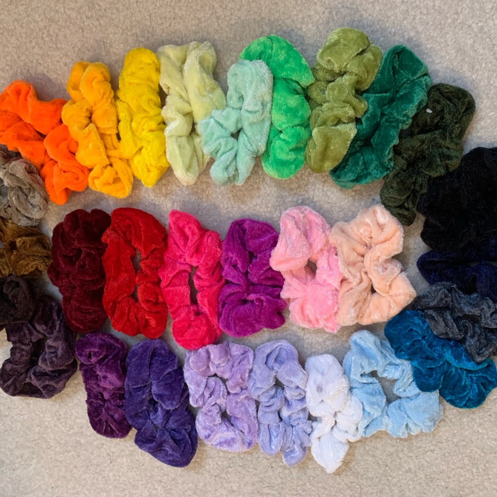29 PCS Hair Scrunchies - Assorted Color